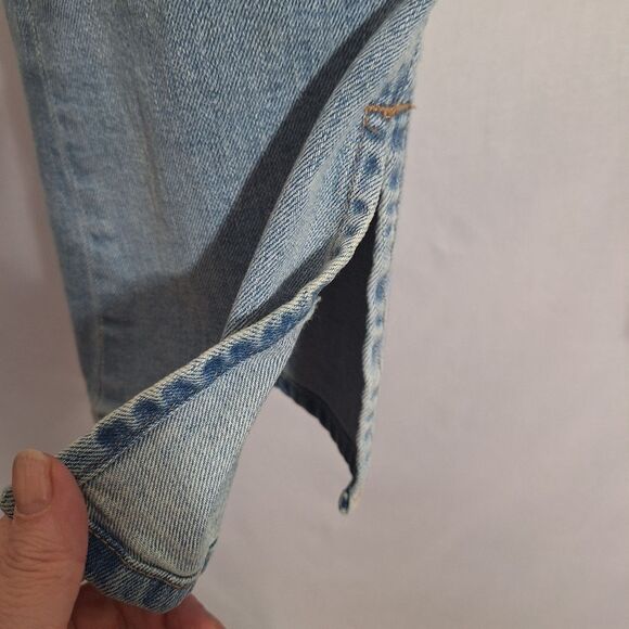 Lucky Brand Womens Flare Jeans Country Western Boho Distressed Slits Size 0 - Picture 10 of 13